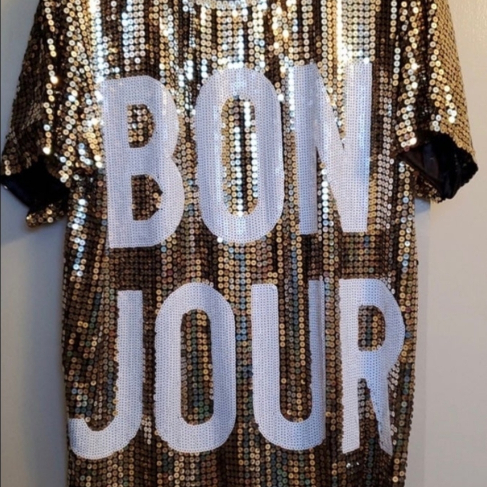 Bonjour Glitter Dress
